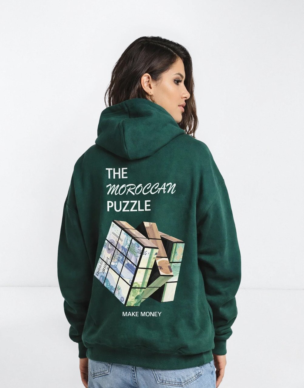 Hoodie Unisexe The Moroccan Puzzle – Sweat À Capuche Streetwear - Image 1 of 4