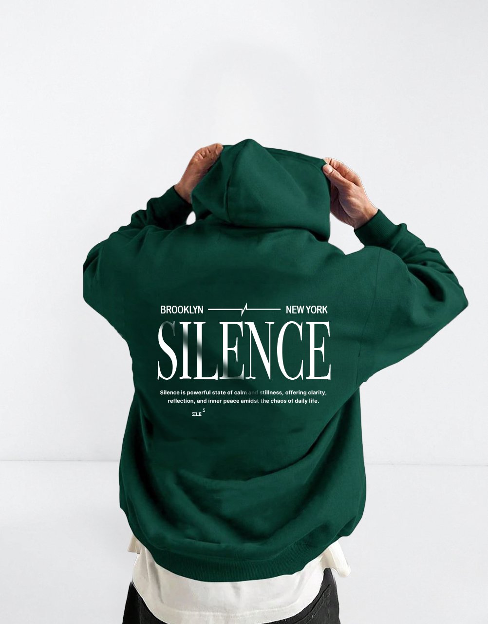 Hoodie Unisexe « SILENCE » – Sweat à Capuche Streetwear - Image 1 of 1