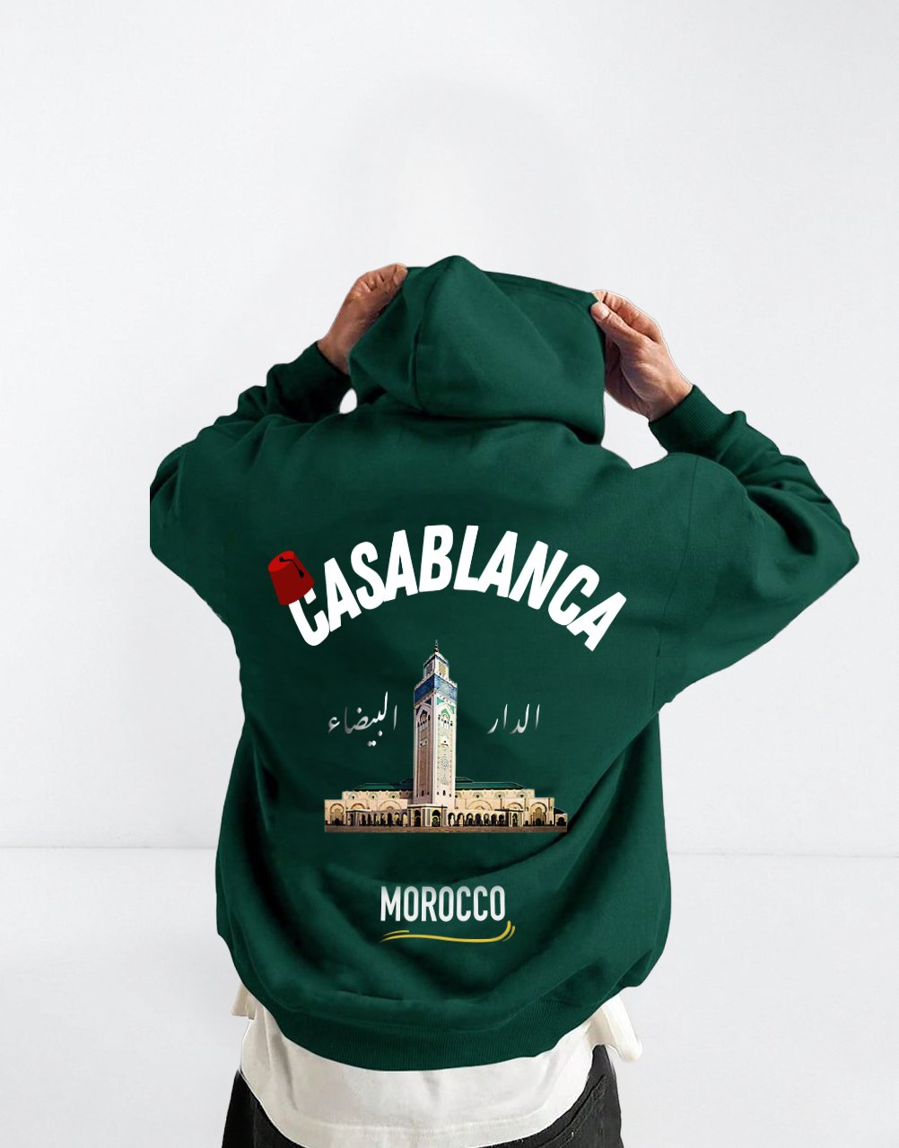 Hoodie (casablanca) - Design Mosquée Hassan 2 - Image 1 of 1
