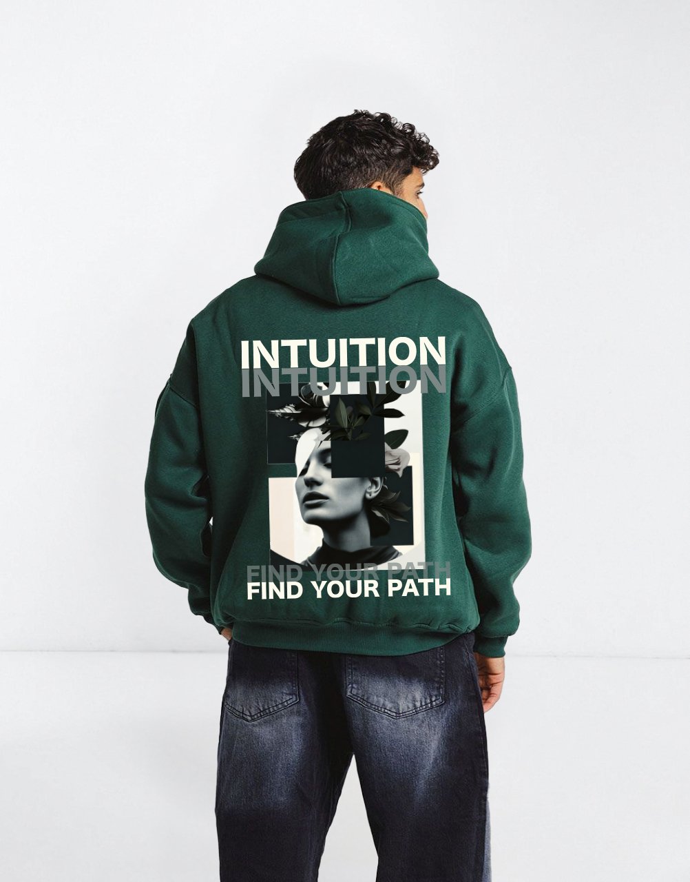 Hoodie Unisexe « Intuition » – Sweat À Capuche Avec Design Artistique - Image 1 of 2