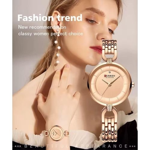 Montre-bracelet En Acier Inoxydable Pour Femme - Image 1 of 3