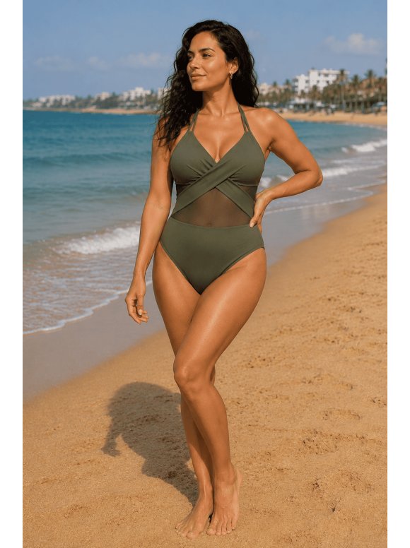 Maillot De Bain Une-pièce Découpé - Image 1 of 1