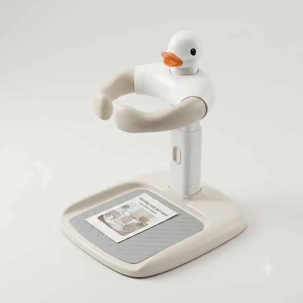 Support Baignoire Bébé Canard Standing Baby Bath Stand - Antidérapant - Image 1 of 1