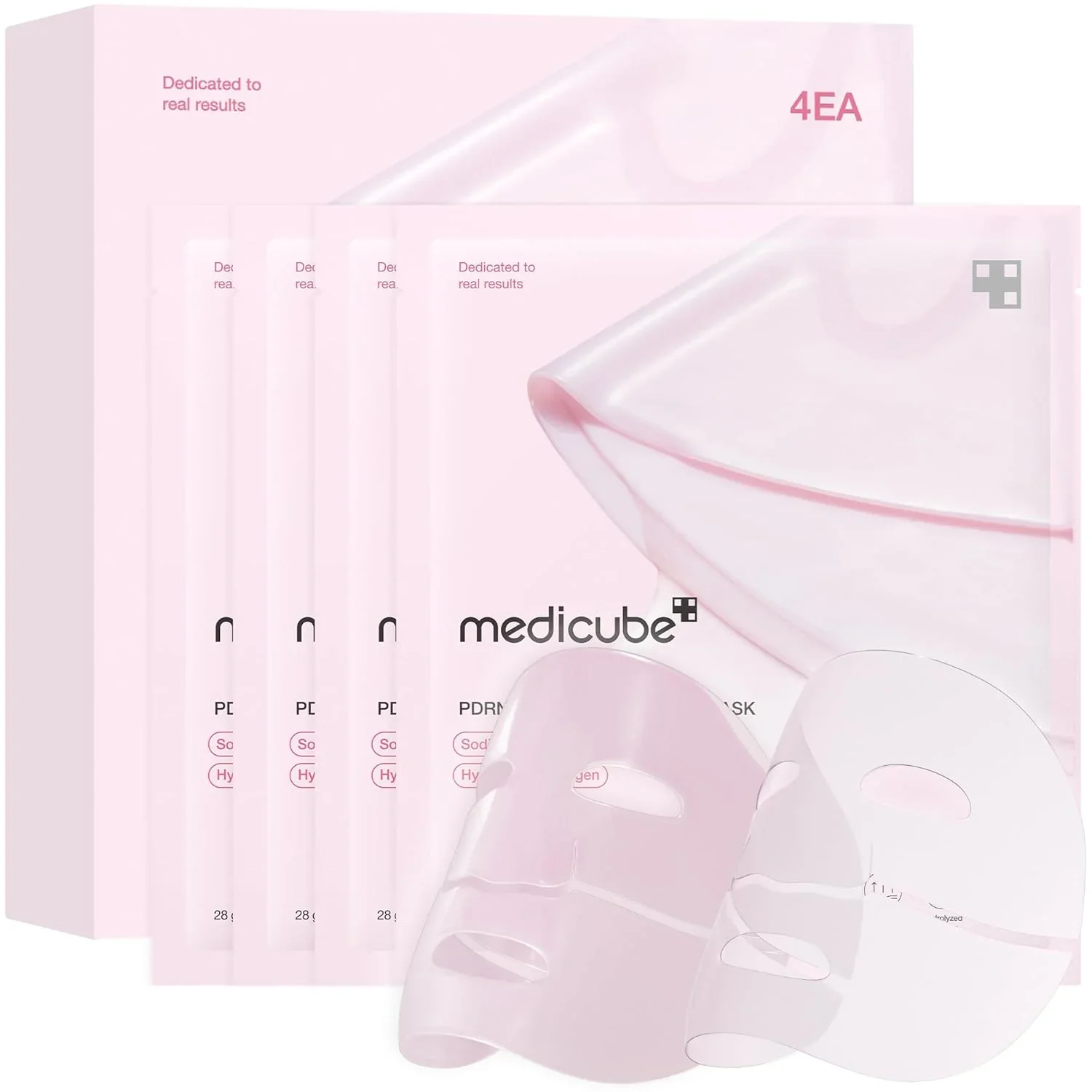 Medicube Pdrn Pink Collagen Gel Mask - Pack X 4 Units - Image 1 of 4