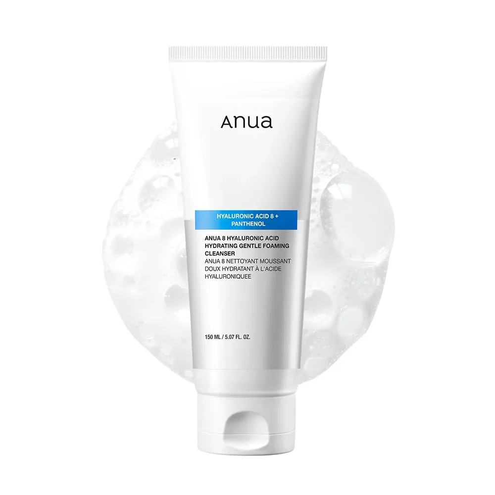 Anua 8 Hyaluronic Acid Hydrating Gentle Foaming Cleanser - 150ml - Image 1 of 4
