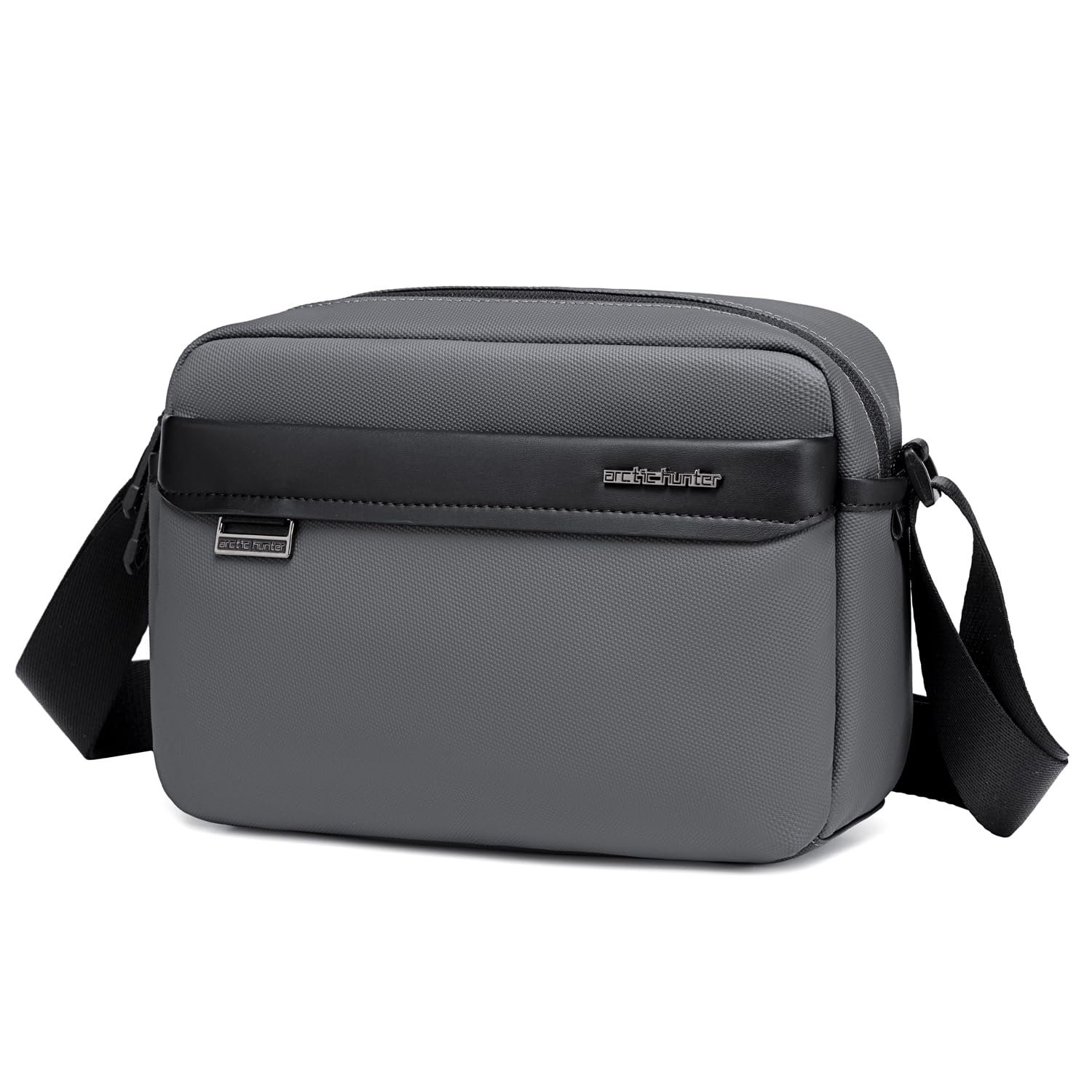 Sac bandoulière rectangulaire compact avec fermeture éclair pour usage quotidien - Image 1 of 4