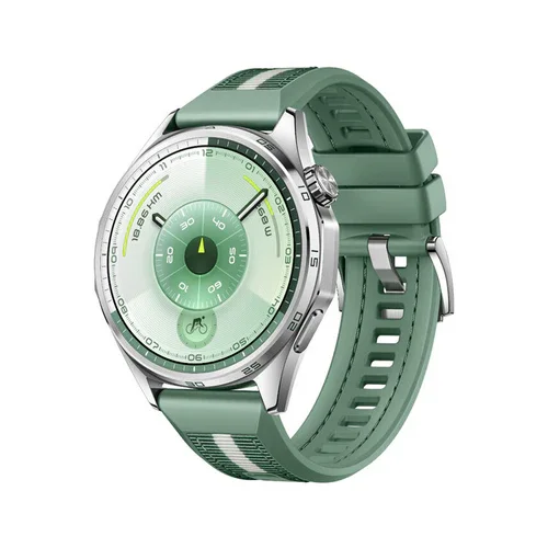 Watch Gt 6 46mm Green Woven – Montre Connectée Premium Gps Amoled - Image 1 of 2