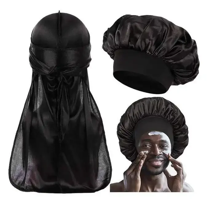 Pack Durag Et Bonnet - Tissu Et Design Aléatoires - Image 1 of 1