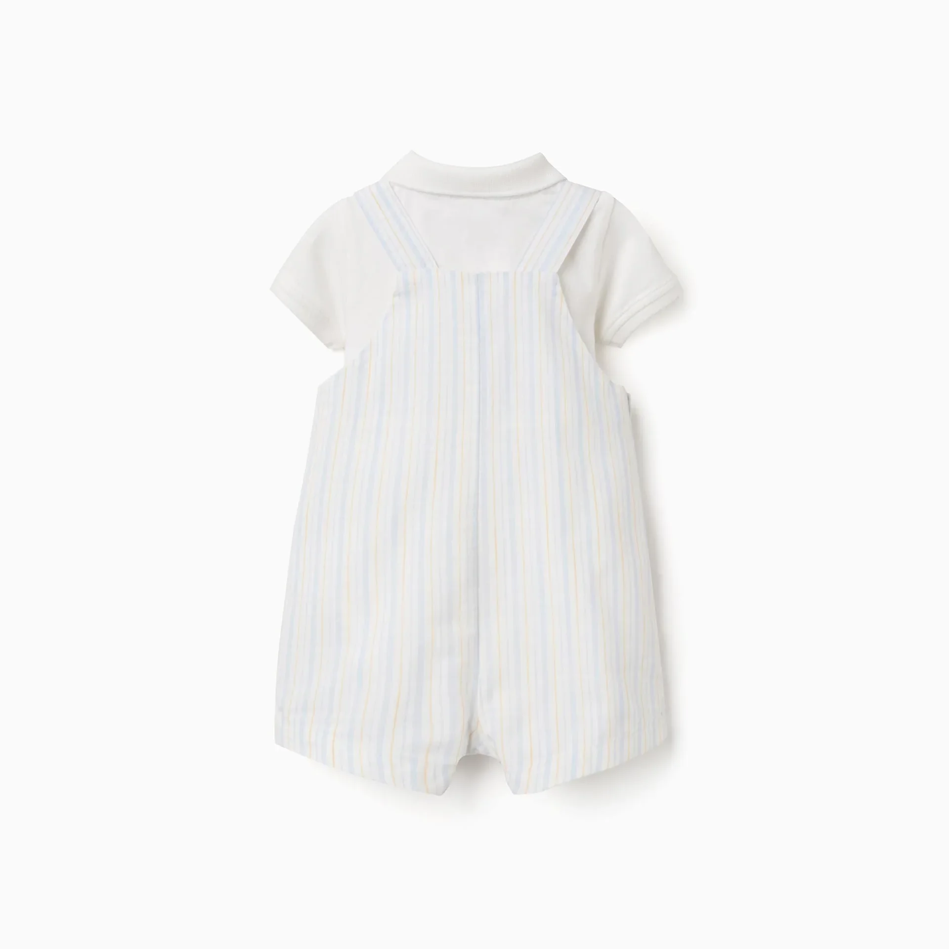 Cotton Bodysuit + Striped Shorts B&s For Newborns - Image 1 of 3