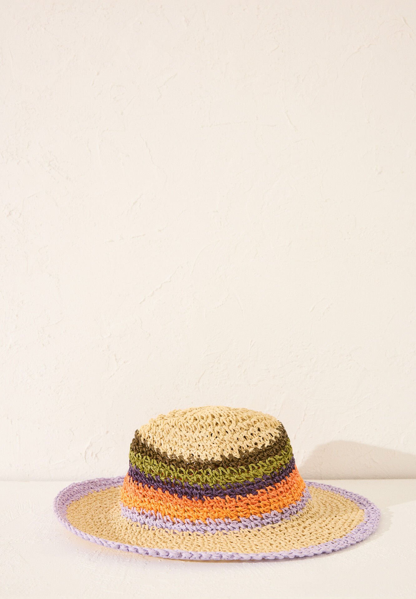Chapeau En Raphia De Couleur Naturelle - Image 1 of 4