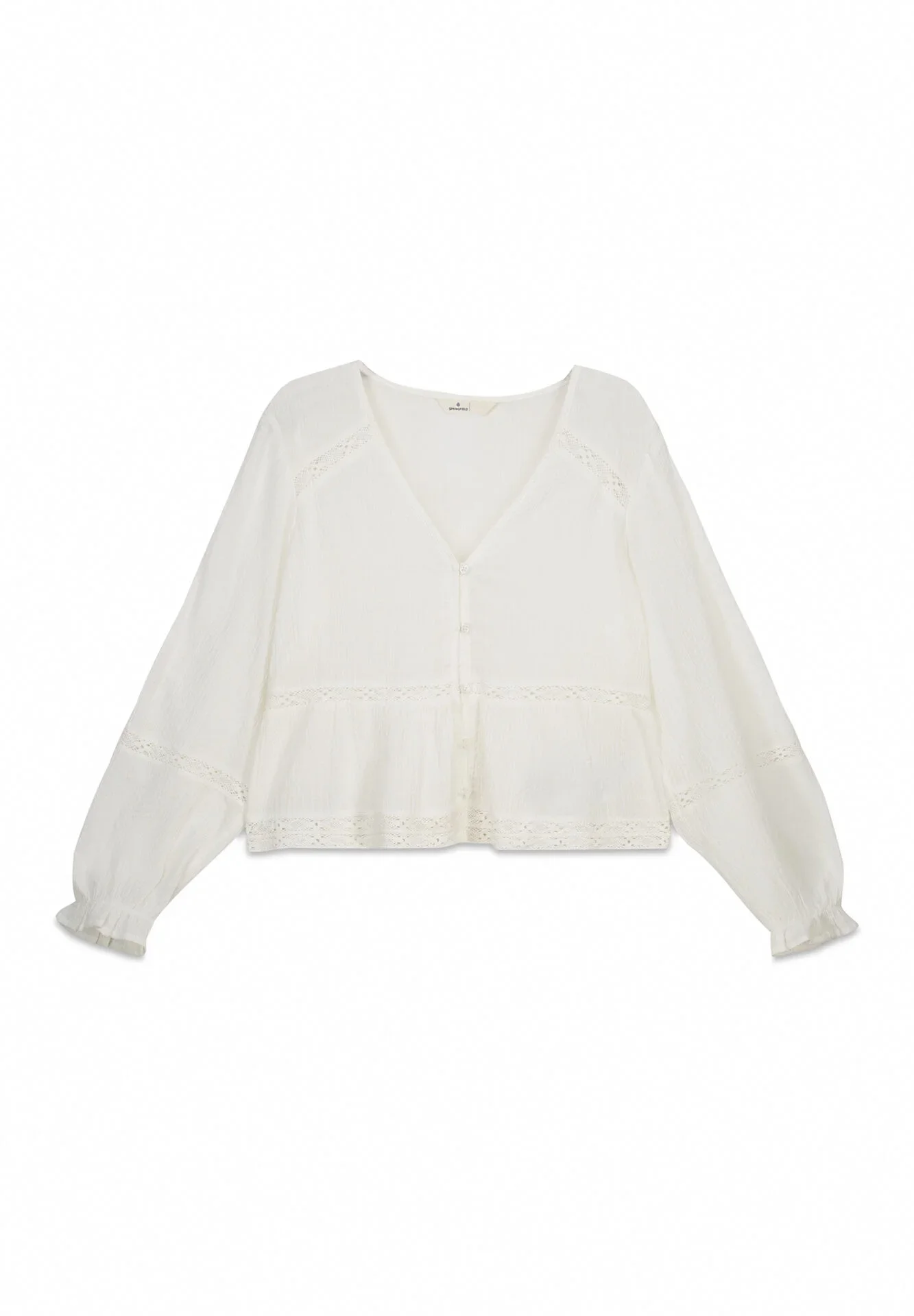 Chemise En Coton À Rayures Romantique - Image 1 of 4
