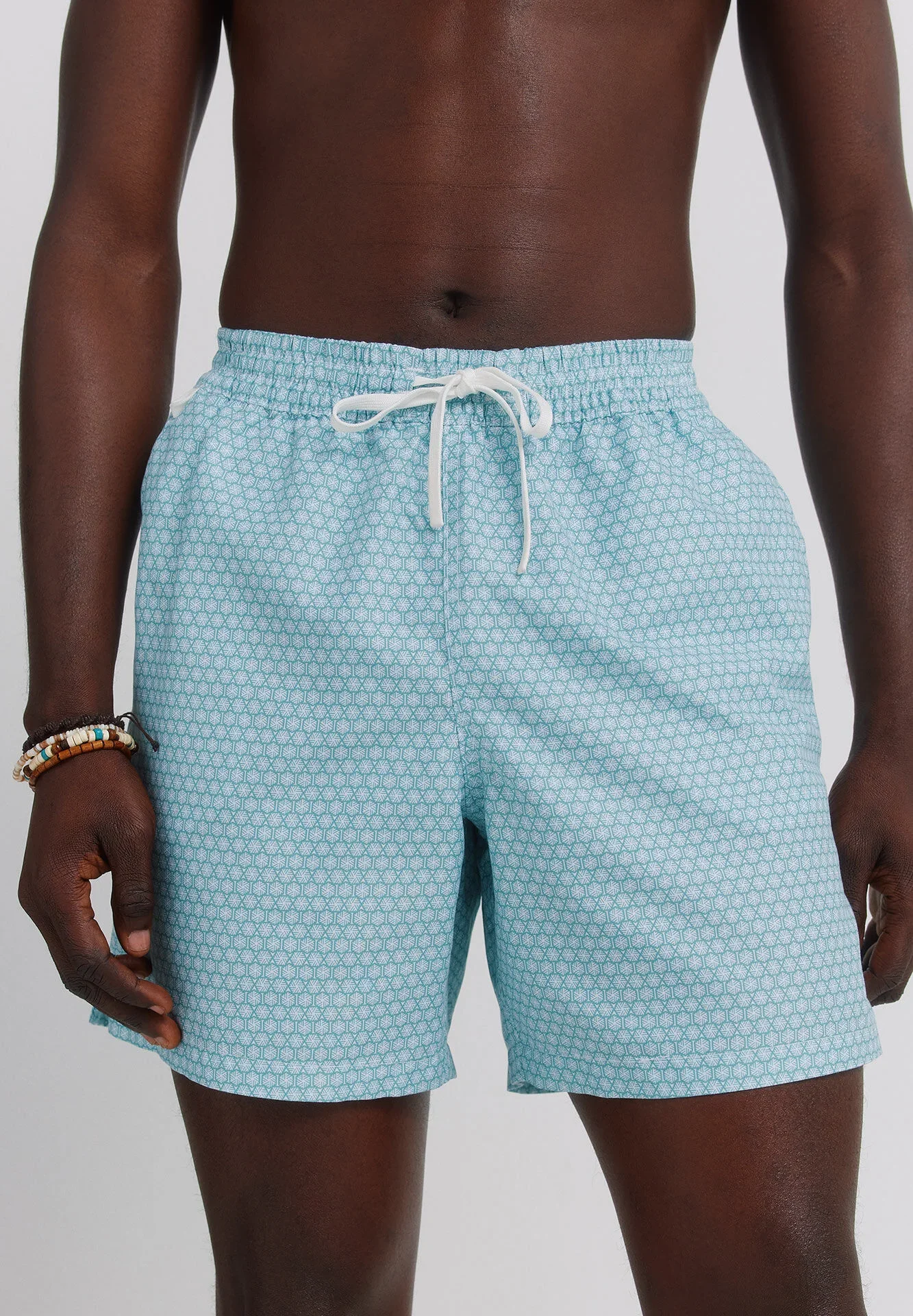 Maillot De Bain À Imprimé Géométrique - Image 1 of 4