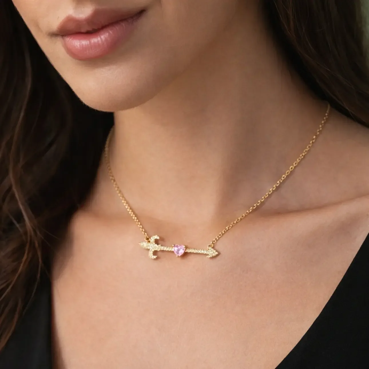 Collier Doré Cupidon - Image 1 of 1