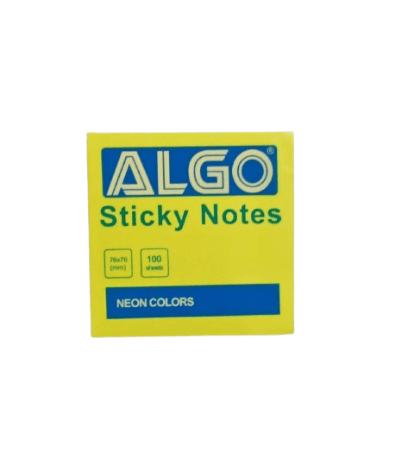 Post It Jaune ( 76 x 76) Mm Algo Pastel  - Image 1 of 1