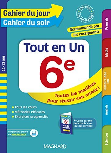 Cahier Du Jour Cahier Du Soir - Tout En Un - 6e Réf. 3282 - Image 1 of 1