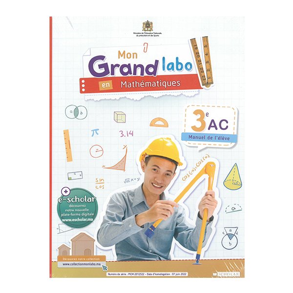 Mon Grand Labo En Maths 3e Ac - Image 1 of 1