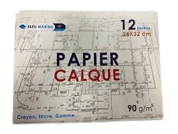 Pochette De 12 Feuilles Papier Calque - Image 1 of 1