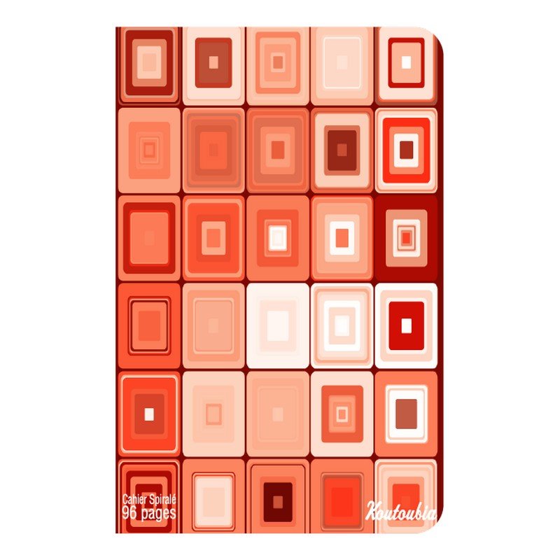 Cahier Spirale 140p Grands Carreaux Petit Format A5 - Image 1 of 1
