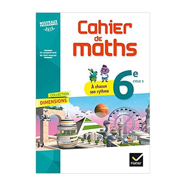 Cahier De Maths Collection Dimensions - Image 1 of 1
