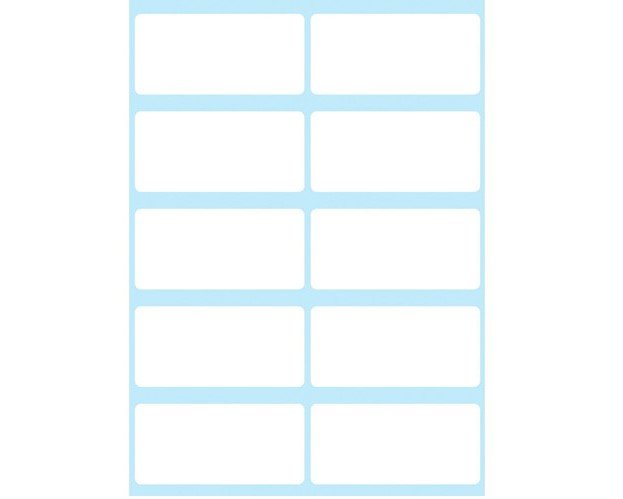 Etiqutte Autocolant Blanche 60×32 - Image 1 of 1