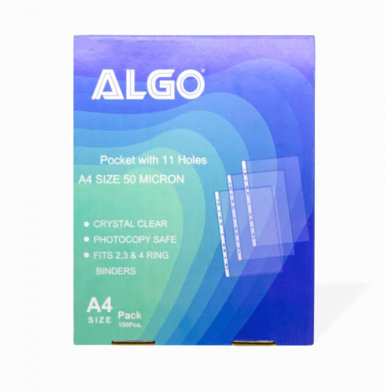Paquet De 100 Pochettes Perforées 50 Micron Algo - Image 1 of 1