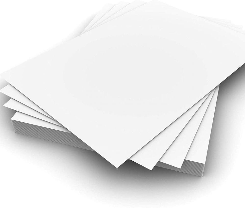 Paquet De 100 Couverture Cartonnée Eurochrome 300g A4 Lisse Blanc Boost Office - Image 1 of 1