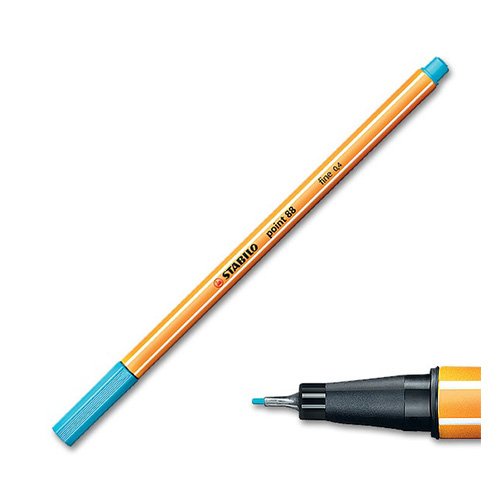 Stylo Feutre Bleu Turquoise Point 88 Fine 0,4  - Image 1 of 1