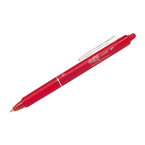 Stylo Effaçable Ball Clicker 0,7 Rouge Pilot - Image 1 of 1
