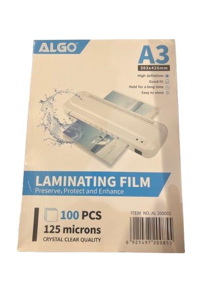 Paquet De 100 Pochettes De Plastification A3 - 125 Microns - Image 1 of 1
