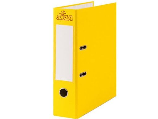 Classeur À Levier 32 × 28 Dos 8 Cm - Jaune - Image 1 of 1