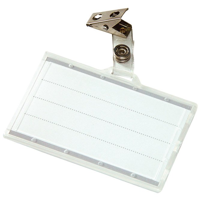 Porte Badge En Plastique Avec Clips Donan Réf. 834600ipl-00 - Image 1 of 1