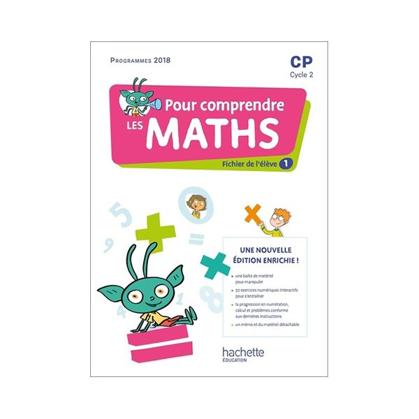Pour Comprendre Les Maths Cp Fichier Eleve 1 Et 2+ Memo+pages Matériel Ed 2022 - Image 1 of 1