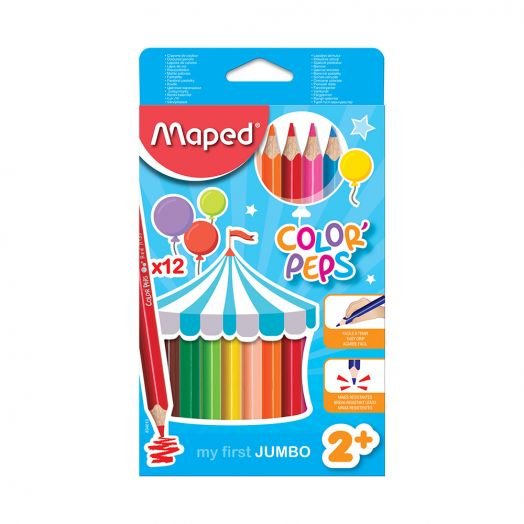 Crayons Color Peps Maxi De 12 Maped Réf. 834010 - Image 1 of 1