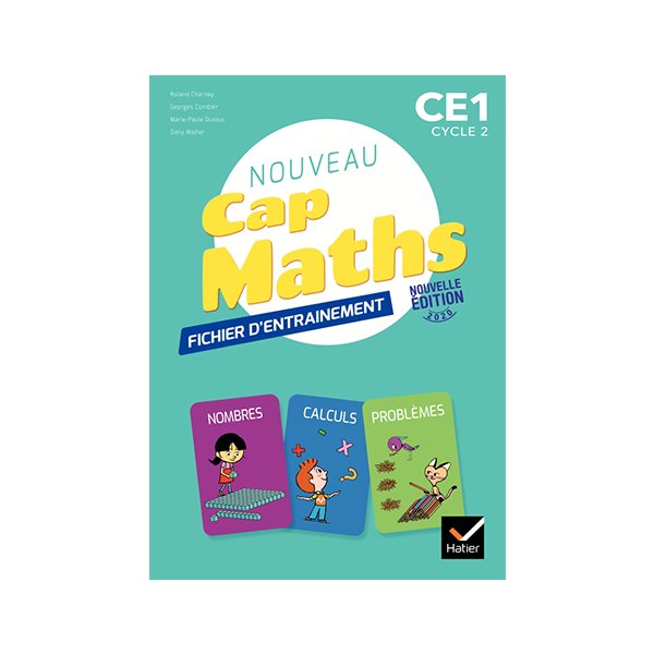 Pack Cap Maths Ce1 Fichier+ Cahier De Géométrie + Livret De Problèmes - Image 1 of 1