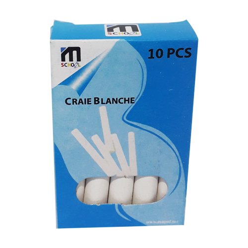 Boite De 10 Craie Blanche - Image 1 of 1