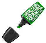 Surligneur Mini Vert  - Image 1 of 1