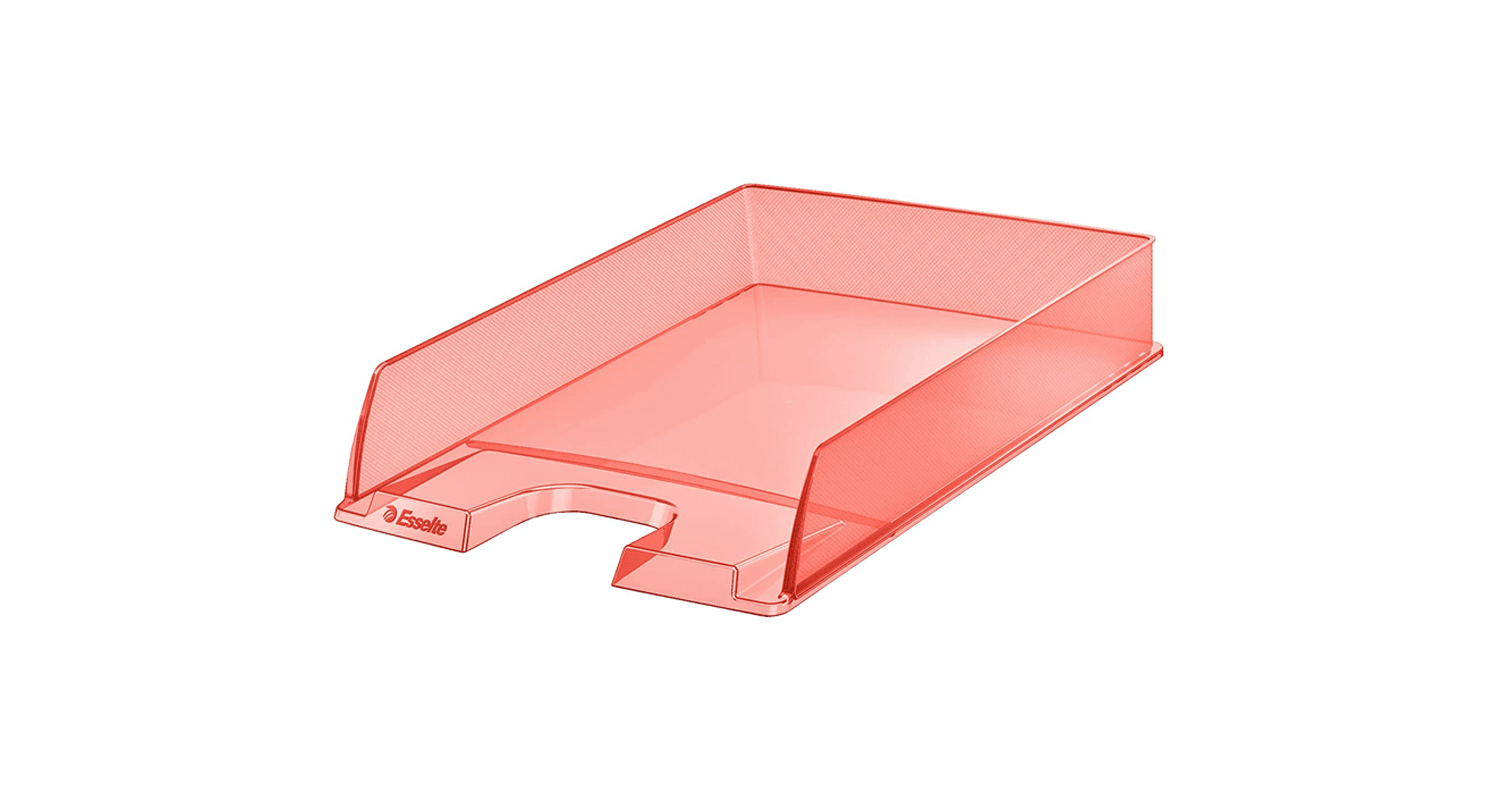 Panier À Courrier Transparent Rouge Donau - Image 1 of 1