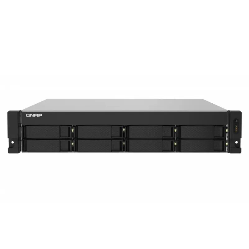 Qnap Ts-832pxu Nas Rack (2 U) Annapurna Labs Al324 4 Go Ddr4 0 To Qnap Turbo System Aluminium, Noir - Image 1 of 4