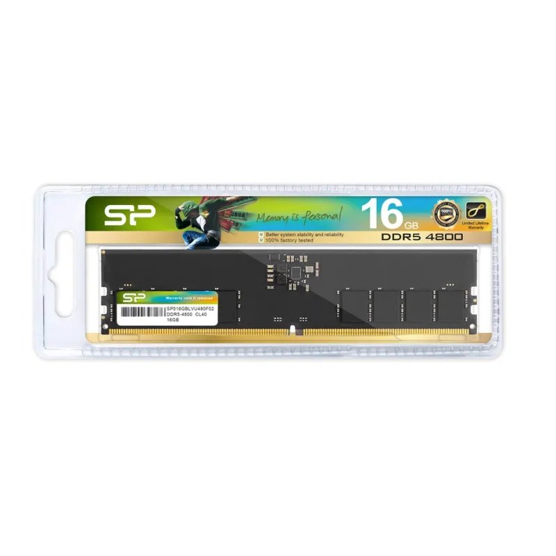 Barette Mémoire Ddr5-4800 Cl40 16 Go - Sp016gblvu480f02 - Image 1 of 2