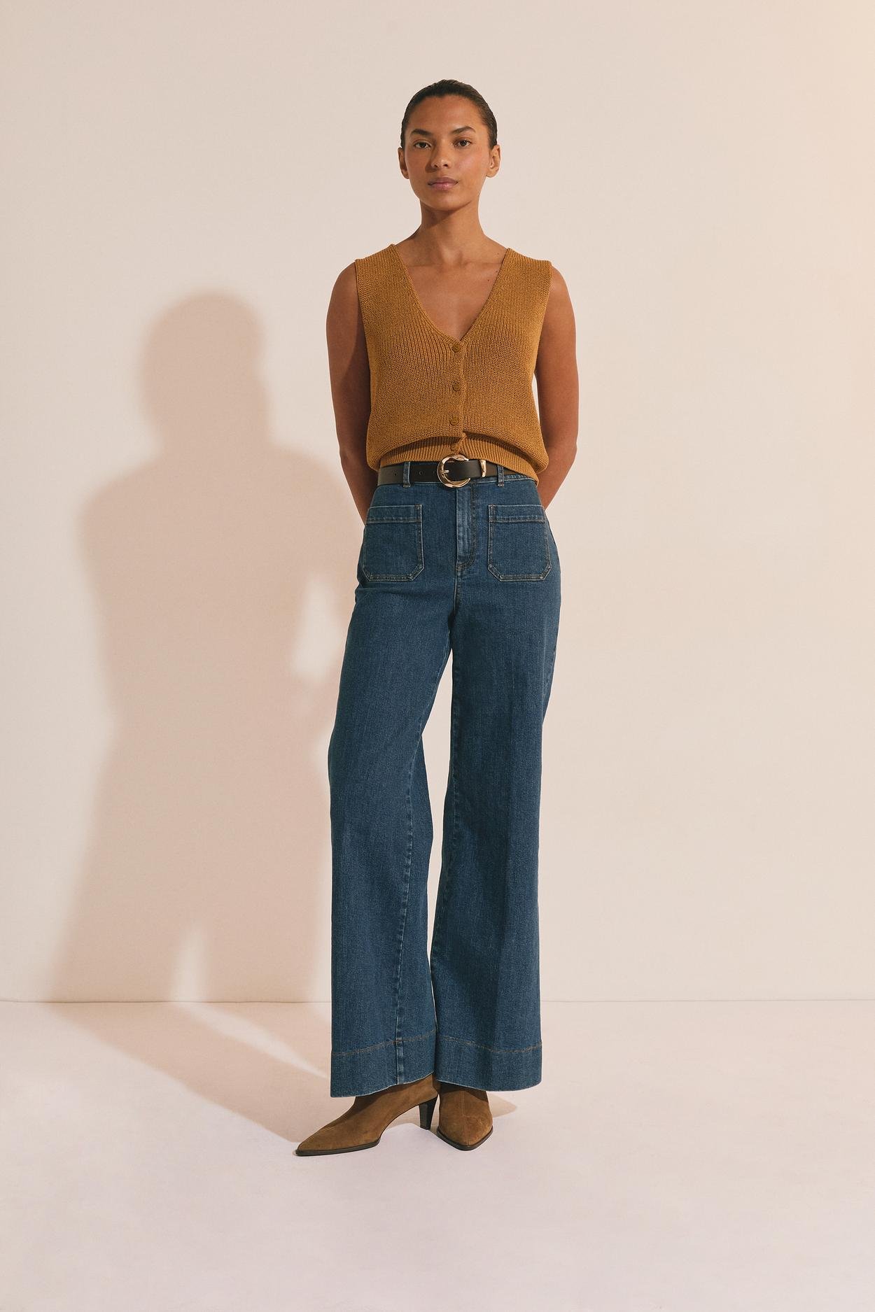 Jean Flare À Poches Avant - Image 1 of 4