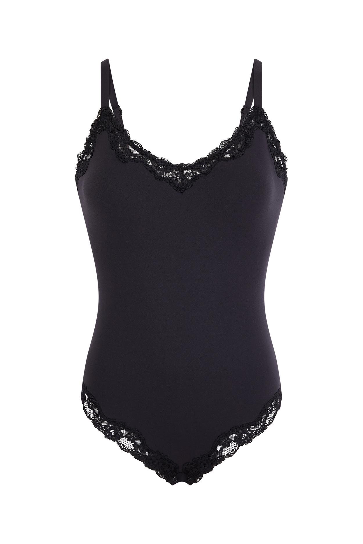 Body En Microfibre Et Dentelle - Image 1 of 4