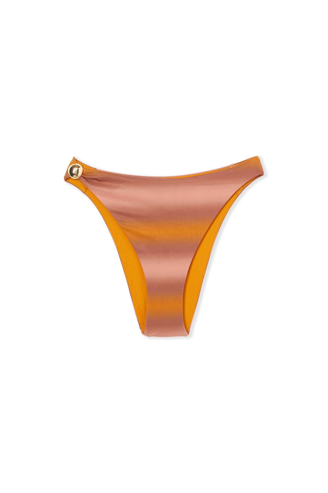Bas De Maillot De Bain Brésilien High Leg Avec Détail Bijou - Image 1 of 4