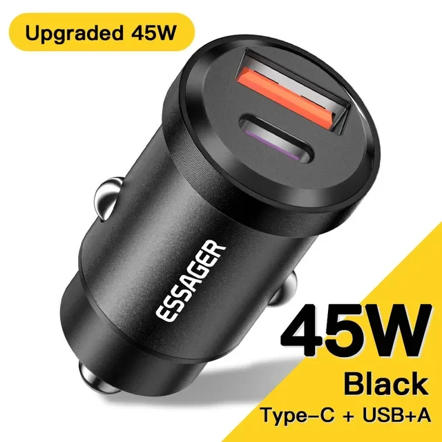 Chargeur Voiture 45w Usb-c Pd 3.0 Qc 4.0 Scp 5a  - Image 1 of 4