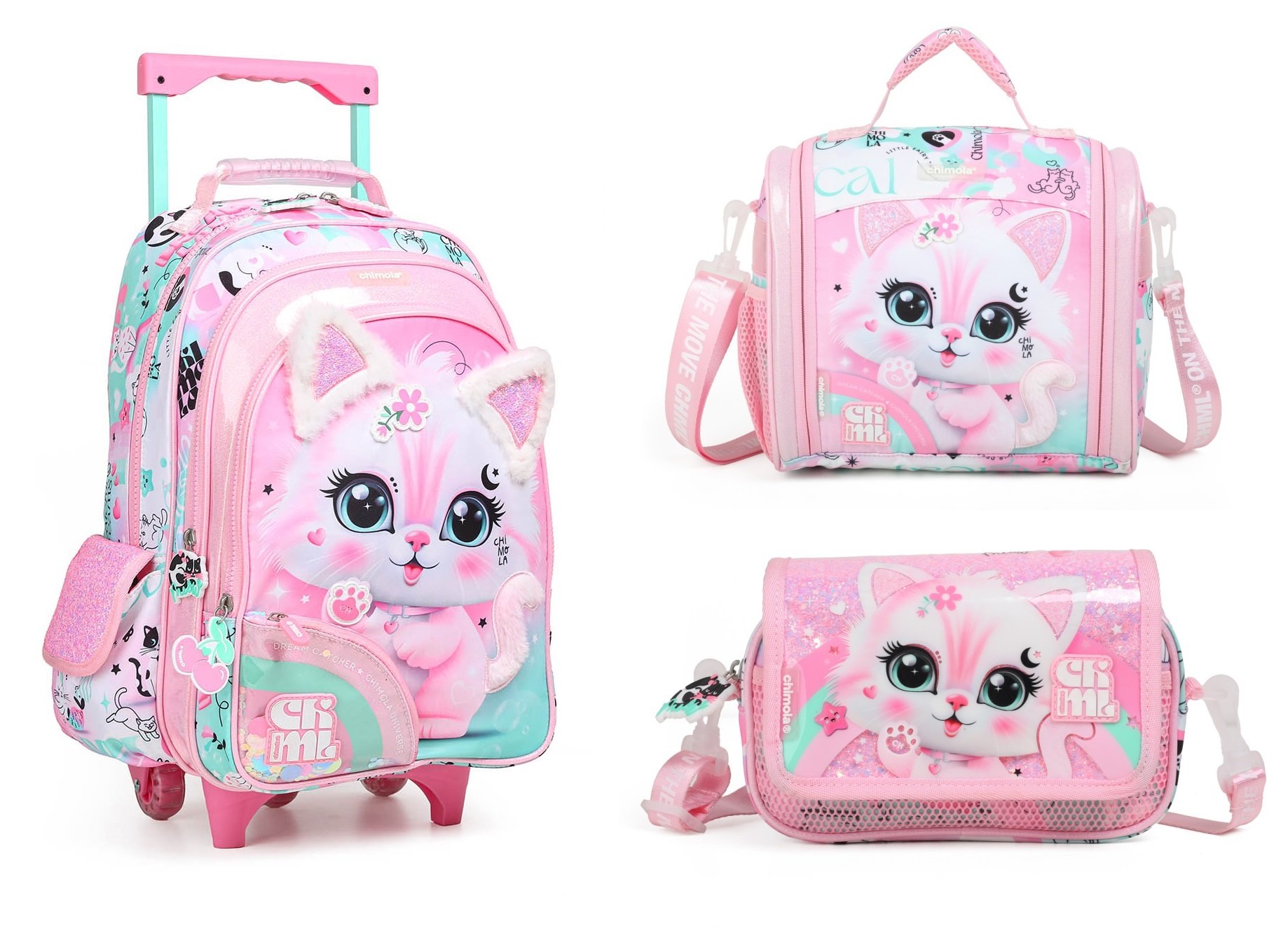 Pack Roulette + Sac Lunch + Trousse Cat - Image 1 of 1