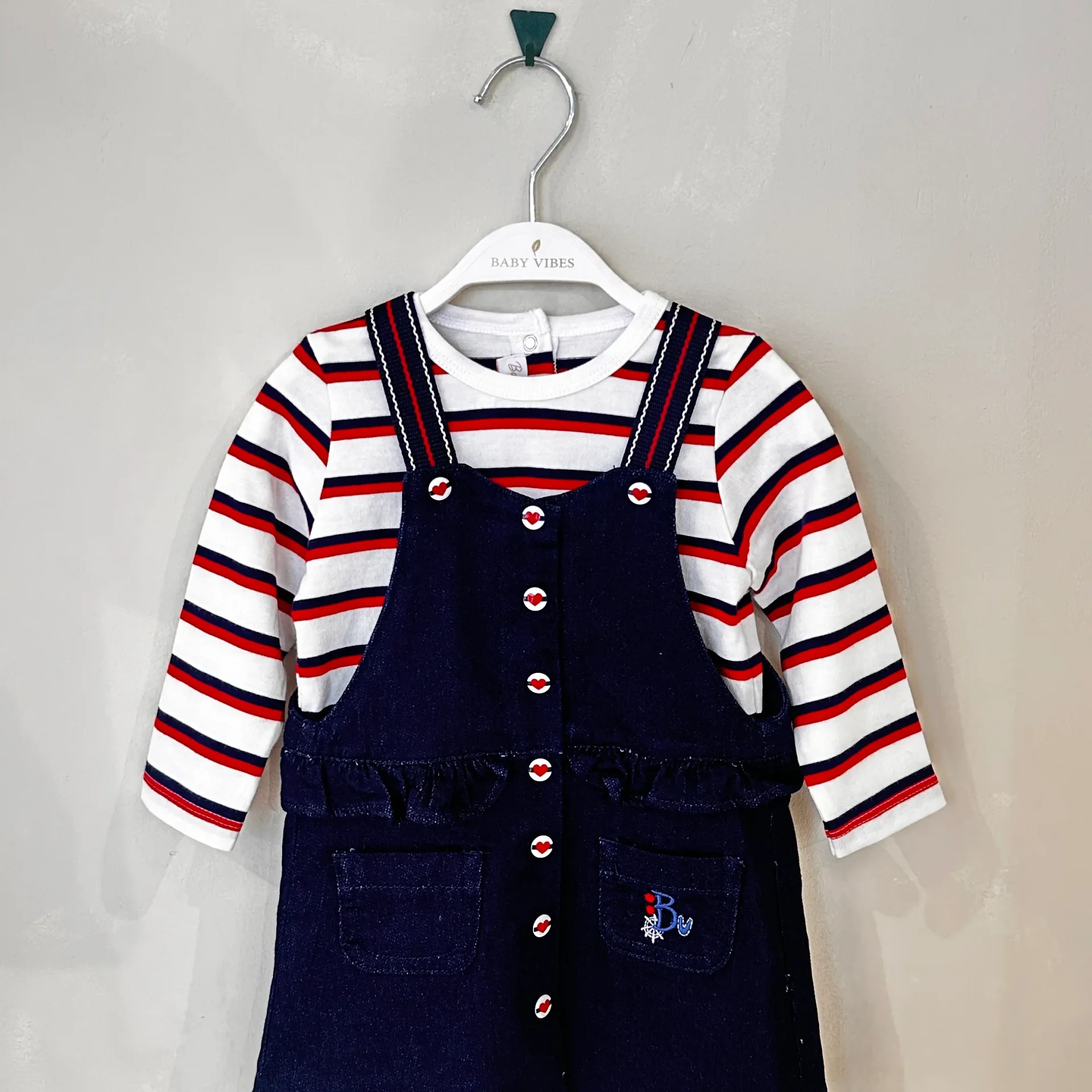 Robe Salopette En Denim Avec T-shirt Octaz - Image 1 of 4