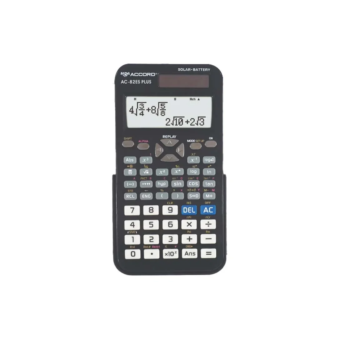 Calculatrice Scientifique Ac-82es Plus - 252 Fonctions - Image 1 of 2