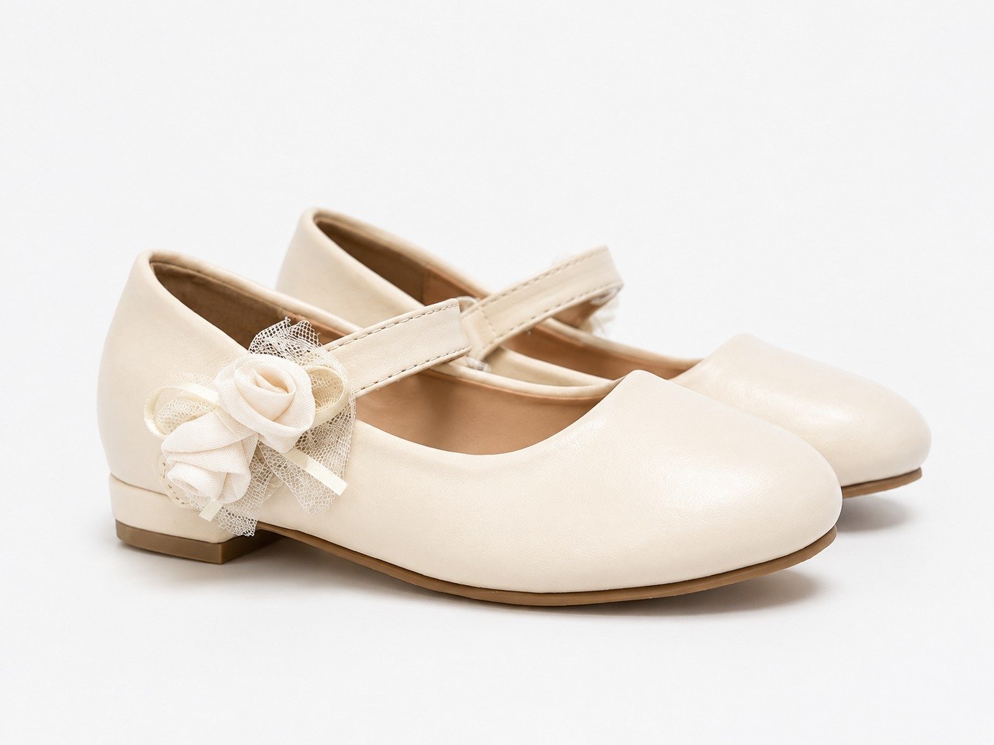 Chaussures Dorées Fleurs - Image 1 of 1