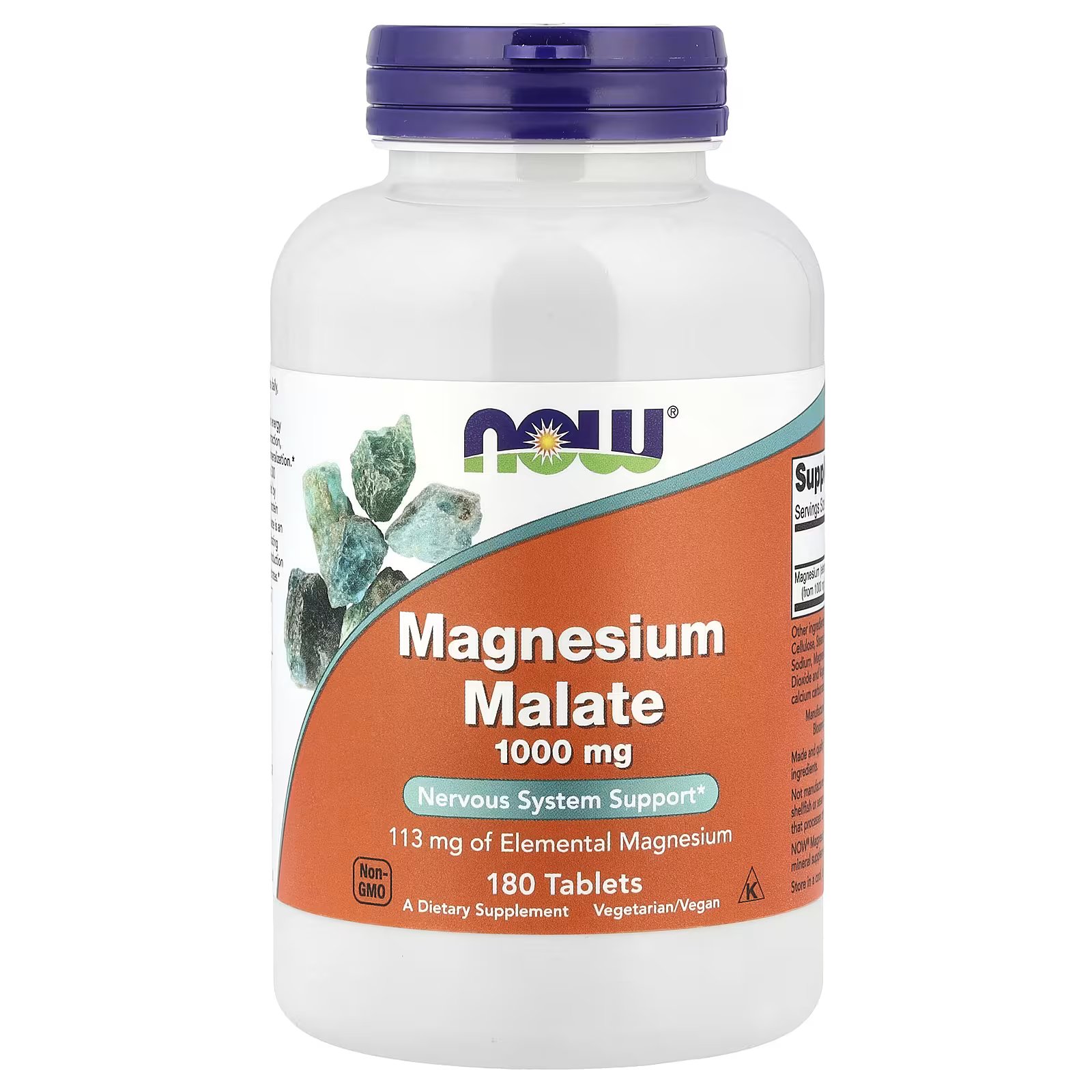 Magnesium Malate 1000 Mg – 180 Tablets - Image 1 of 2
