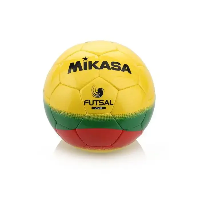 Ballon De Football Futsal Fl450 Taille Standard – Jaune – Cuir Synthétique – Mixte - Image 1 of 4