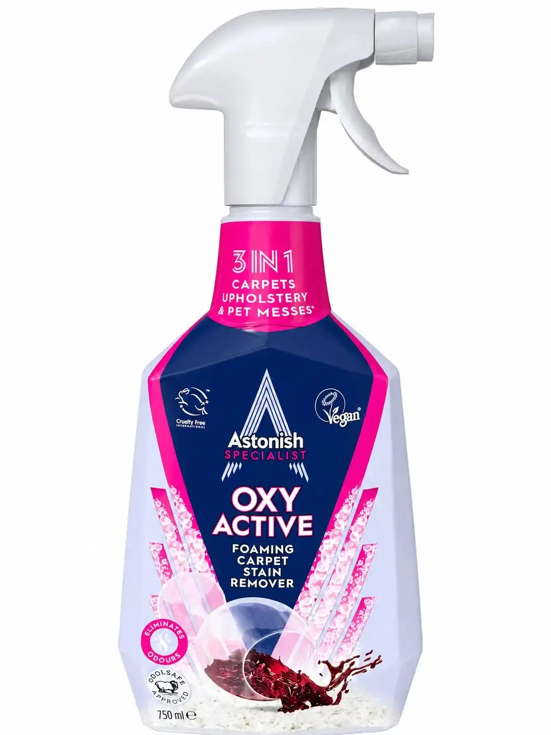 Specialist Oxy Active Foaming Carpet Stain Remover - Détachant Mousse Pour Tapis - Image 1 of 1
